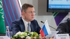 Alexander Novak chairs a meeting of the Russian-Saudi Joint Intergovernmental Commission during Russian Energy Week