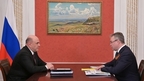 Беседа Михаила Мишустина с губернатором Ставропольского края Владимиром Владимировым