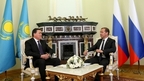 Dmitry Medvedev meets with Prime Minister of the Republic of Kazakhstan Askar Mamin