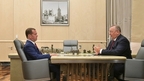 Встреча Дмитрия Медведева с председателем правления, президентом ПАО «Транснефть» Николаем Токаревым