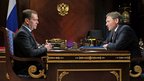 Дмитрий Медведев провёл рабочую встречу с Уполномоченным при Президенте  по защите прав предпринимателей Борисом Титовым