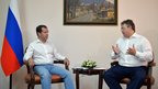 Дмитрий Медведев встретился с временно исполняющим обязанности губернатора Ставропольского края Владимиром Владимировым