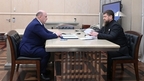 Встреча Михаила Мишустина с главой Чеченской Республики Рамзаном Кадыровым