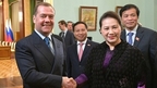Встреча Дмитрия Медведева с Председателем Национального собрания Социалистической Республики Вьетнам Нгуен Тхи Ким Нган