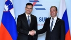 Встреча Дмитрия Медведева с Премьер-министром Словении Марьяном Шарецем