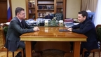 Рабочая встреча Александра Новака с губернатором Мурманской области Андреем Чибисом