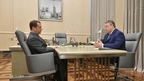Встреча Дмитрия Медведева с губернатором Ставропольского края Владимиром Владимировым