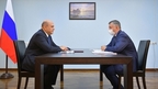 Беседа Михаила Мишустина с губернатором Иркутской области Игорем Кобзевым