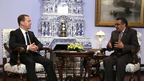Встреча Дмитрия Медведева с Генеральным директором Всемирной организации здравоохранения Тедросом Адханомом