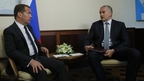 Встреча Дмитрия Медведева с главой Республики Крым Сергеем Аксёновым