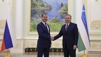 Дмитрий Медведев встретился с Президентом Узбекистана Шавкатом Мирзиёевым