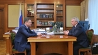 Рабочая встреча Александра Новака с губернатором Ростовской области Василием Голубевым