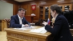 Марат Хуснуллин провёл рабочую встречу с губернатором Ханты-Мансийского автономного округа Натальей Комаровой