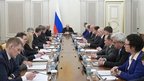 Mikhail Mishustin holds a meeting on preparing the Government’s report to the State Duma