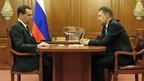 Встреча Дмитрия Медведева с председателем правления ОАО «Газпром» Алексеем Миллером
