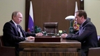 Рабочая встреча Президента России Владимира Путина с Председателем Правительства Дмитрием Медведевым