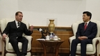 Беседа Дмитрия Медведева с Чрезвычайным и Полномочным Послом КНР в Российской Федерации Ли Хуэем