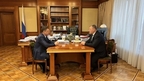 Рабочая встреча Александра Новака с губернатором Астраханской области Игорем Бабушкиным