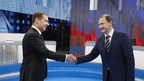 Dmitry Medvedev takes questions from the Vesti v Subbotu programme