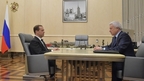 Встреча Дмитрия Медведева с президентом ПАО «ЛУКОЙЛ» Вагитом Алекперовым