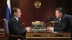Встреча Дмитрия Медведева с председателем правления ПАО «Газпром» Алексеем Миллером