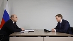 Беседа Михаила Мишустина с губернатором Рязанской области Павлом Малковым