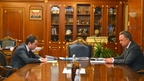 Виталий Мутко встретился с временно исполняющим обязанности губернатора Мурманской области Андреем Чибисом