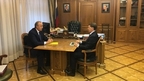 Алексей Гордеев провёл рабочую встречу с губернатором Саратовской области Валерием Радаевым