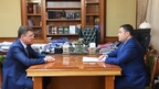 Рабочая встреча Александра Новака с губернатором Тверской области Игорем Руденей