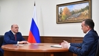 Встреча Михаила Мишустина с губернатором Краснодарского края Вениамином Кондратьевым