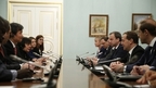 Встреча Дмитрия Медведева с руководством Международного бюро выставок