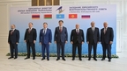 Heads of delegations attending the Eurasian Intergovernmental Council meeting