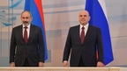 Беседа Михаила Мишустина  с исполняющим обязанности Премьер-министра Республики Армения Николом Пашиняном