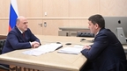 Встреча Михаила Мишустина с генеральным директором, председателем правления ПАО «Россети» Андреем Рюминым
