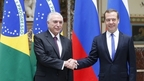 Встреча Дмитрия Медведева с Президентом Бразилии Мишелом Темером