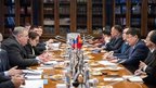 Рабочая встреча Алексея Оверчука с Вице-премьером – Министром экономики и развития Монголии Чимэдийн Хурэлбатаром