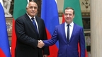 Встреча Дмитрия Медведева с Премьер-министром Болгарии Бойко Борисовым