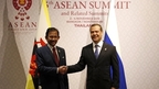 Dmitry Medvedev meets with Sultan and Prime Minister of Brunei Darussalam Hassanal Bolkiah
