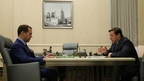 Рабочая встреча Дмитрия Медведева с Александром Хлопониным