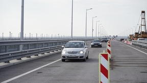 Марат Хуснуллин открыл движение по левому направлению автодорожной части Крымского моста