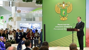 Выступление Дмитрия Медведева на открытии 21-й российской агропромышленной выставки «Золотая осень»
