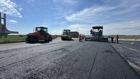 Восстановление автомобильной дороги, ведущей к курортной зоне Азовского побережья в Запорожской области