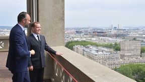 С Премьер-министром Франции Эдуардом Филиппом перед переговорами