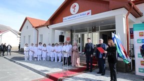 Александр Новак принял участие в открытии Эльбрусской участковой больницы