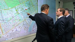Председатель Правительства Дмитрий Медведев посетил компанию «Газпром межрегионгаз» и ознакомился с работой её оперативно-диспетчерской службы
