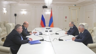 Встреча Михаила Мишустина с Премьер-министром Республики Армения Николом Пашиняном
