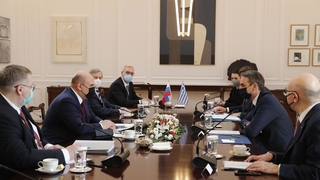 Переговоры с Премьер-министром Греции Кириакосом Мицотакисом