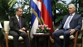 Встреча с Председателем Государственного совета и Совета министров Республики Куба Мигелем Диас-Канелем Бермудесом