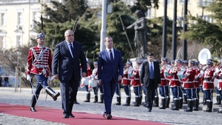 Официальный визит Дмитрия Медведева в Болгарию. Церемония встречи