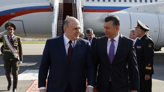 Михаил Мишустин и Премьер-министр Республики Таджикистан Кохир Расулзода